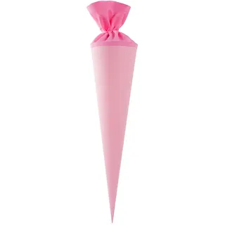 Goldbuch 97 827 97827 Bastelschultüte, Rohling zum Selbstgestalten mit Filzverschluss, Schultüte 70cm, Zuckertüte zur Einschulung, für Einschüler, Schulkinder & Berufsanfänger, Rosa