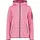 Damen Zip Hoodie Jacke Fucsia-Bianco-titanio 38