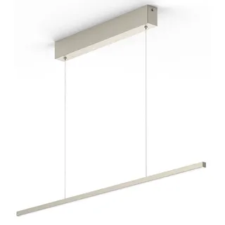 EVOTEC LED Pendelleuchte "eXiro", Energieeffizienz: F, silber (edelstahlfarben), H: 1cm, 1 Stk., Leuchten, Made in Germany, Höhenverstellbar, LED Pendelleuchte