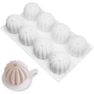 Silikon-Mousse-Kuchenform, Backgeschirr, Dessert-Mousse, DIY-Schokoladenseifen-, Kerzenform, 8 Löcher Kaktus