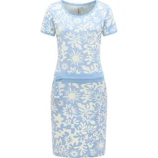 Sommerkleid RAGWEAR "Minikleid Baomi Summer YOUMODO", Damen, Gr. XS, N-Gr, blau (arctic blau), Obermaterial: 100% Baumwolle CO., Kleider Sommerkleid