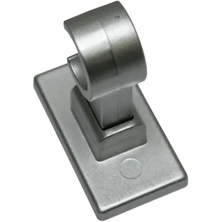 GARDINIA Träger für Caféhausstange Ø 12 mm Silber-matt,
