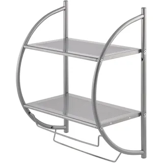 bremermann Badezimmerregal 2in1 grau