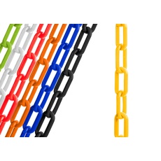 US Weight (Hergestellt in den USA), 5,1 x 6,5 m, gelbe Kunststoff-Sicherheitskette, UV-Beständige Technologie SunShield