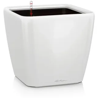 LECHUZA Quadro Premium LS 35 35 x 35 x 33 cm Weiß hochglanz