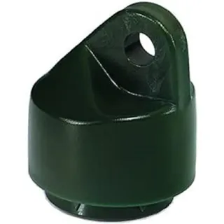 GAH Alberts Alberts Strebenkappe | Aluminium, grün kunststoffbeschichtet | für Rohr-Ø 34 mm