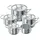 TWIN Classic Topf-Set 5-tlg. Kochtopf + Bratentopf + Stieltopf