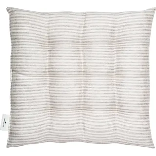 Tom Tailor Stuhlkissen Fresh Stripe 40 x 40 cm Grau