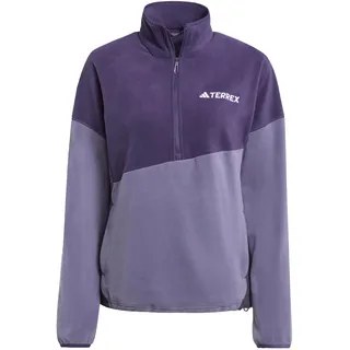 adidas Terrex Multi Climawarm Anorak Fleece Mit Halbem Reißverschluss - Aurora Plum / Preloved Violet / Aurora Black - L