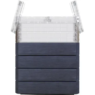 GARANTIA Ergo Quadro TurboPlus M 85 80 x 60 x 85 cm Braun