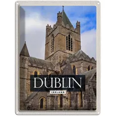 Blechschild 30x40 cm - Dublin Ireland Castle