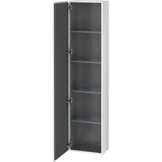 Duravit  L-Cube Hochschrank, eine Tür Anschlag links, 400x243x1760mm, LC1170L8585, Farbe: Weiß Hochglanz Lack