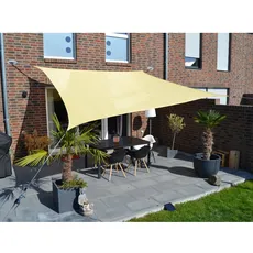 Bild Vierecksonnensegel Weizen 360 cm beige