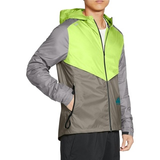 Nike CZ9054-736 M NK SF TRAIL WINDRUNNER JKT Jacket Herren LT LEMON TWIST/MOON FOSSIL/COLLEGE GREY/(BRIGHT SPRUCE) Größe XL