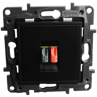 Legrand Lautsprechersteckdose schwarz Niloe Step 863585