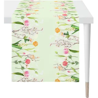 APELT Tischläufer »6817 SPRINGTIME, Frühjahrsdeko, Frühling« mit Blumenmotiv, Digitaldruck, bunt