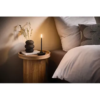 Novel Akku-Tischleuchte , Schwarz , Metall, Kunststoff , Uni , 25.5 mm , länglich , 25.5 cm , RoHS, Ce , 3 Helligkeitsstufen, tragbar, einfach zu transportieren , Lampen & Leuchten, Innenbeleuchtung, Tischlampen, Akku-Tischlampen