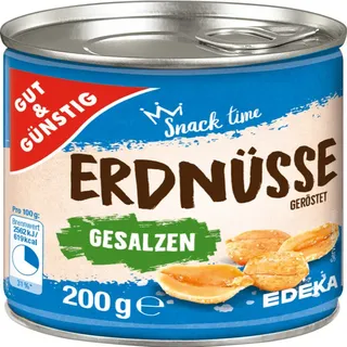 Gut&Günstig geröstet & gesalzen Erdnüsse 200,0 g