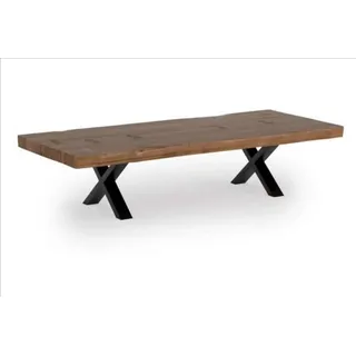 JV moebel Echtholz Couchtisch Braun Holz 70 x 36 x 160 cm