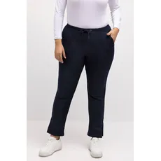 Große Größen Sweathose, Damen, blau, Größe: 50/52, Baumwolle/Polyester, Ulla Popken