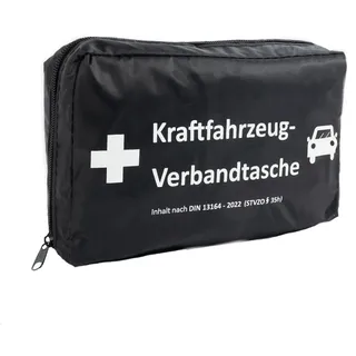 Karat KFZ-Verbandtasche Erste-Hilfe-Tasche DIN 13164 mit Masken