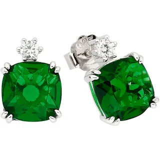 Firetti Paar Ohrstecker »Schmuck Geschenk Silber 925 Ohrschmuck Ohrringe Royal« mit Zirkonia (synth.), grün