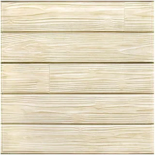 Commomy 3D Wandpaneele Selbstklebend Tapete Holzoptik, 10 Stück, 30 x 30 cm, Hochwertige PVC Wasserdicht 3D Retro Holzimitat Wandtapete Wandverkleidung für Wohnzimmer, Küche, Schlafzimmer