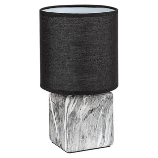 Rabalux 74068 Tischlampen Nalisa Marmor-Effekt Keramik E14 - Grau, Schwarz