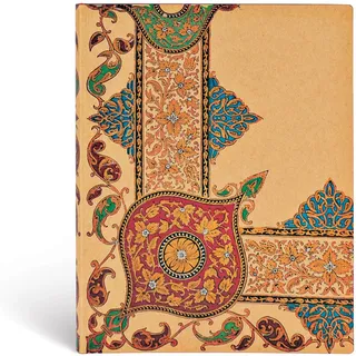 Paperblanks - Blumenpracht Paisley auf Elfenbein - Notizbuch Ultra Flexi Liniert - 176 Seiten, Ultra (230 x 180)