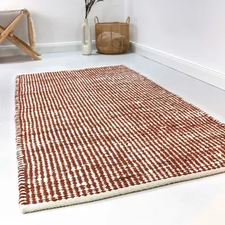 Esprit Gobi Wollteppich 80 x 150 cm Rot