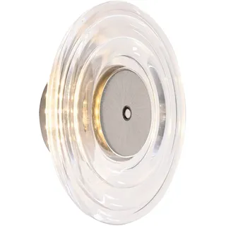 PAUL NEUHAUS LED Wandleuchte "AKKU-SONO", chromfarben, 1, Ø 18cm H: 18cm, 1 Stk., Leuchten, Touchdimmer, Memoryfunktion, Akku betrieben, LED Wandleuchte