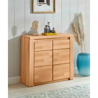 OTTO home Burano 90 x 80 x 35 cm Beige / Braun