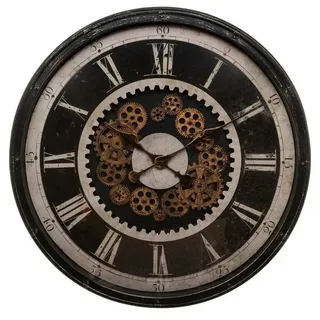 Atmosphera Créateur d'intérieur Wanduhr in schwarz D76 cm