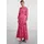 Yas Savanna Langarmkleid Streifen Cyclamen/Rot XL