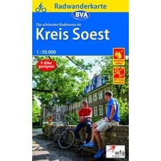 Radwanderkarte BVA Die schönsten Radtouren im Kreis Soest 1:50.000, reiß- und wetterfest, GPS-Tracks Download