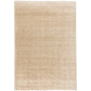 Pergamon Hochflor Langflor Teppich Aloha , Beige , Textil , 80x150 cm , Teppiche und Böden, Teppiche, Hochflorteppiche & Shaggys