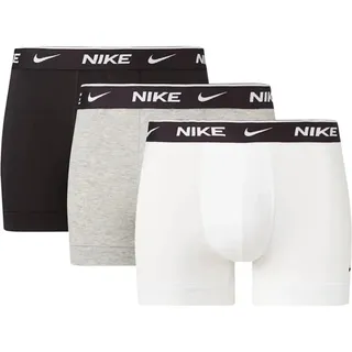 Nike Slips 3 Einheiten White / Grey Heather / Black L