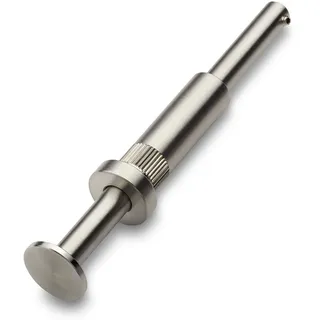 SOTECH Garderobenhaken EXTURA Ø 8 mm x 108 mm echt Edelstahl | versenk-/ausziehbar zum Einlassen und verkleben in Platten mit min. 19 mm Stärke Kleiderhaken