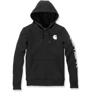 CARHARTT Clarksburg Hoodie Schwarz/Weiß XS