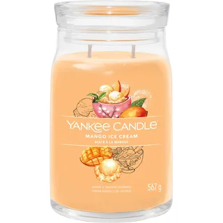 Yankee Candle Mango Ice Cream Duftkerze 567 g gelb