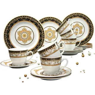 CreaTable Majestosa Kaffeeservice 18-tlg. mehrfarbig/ornamental