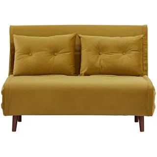 Livetastic Schlafsofa , Gelb , Textil , Birke , vollmassiv , Füllung: Polyester , 122x81x88 cm , Bsci , Liegefunktion , Wohnzimmer, Sofas & Couches, Schlafsofas, Sonstige Schlafsofas