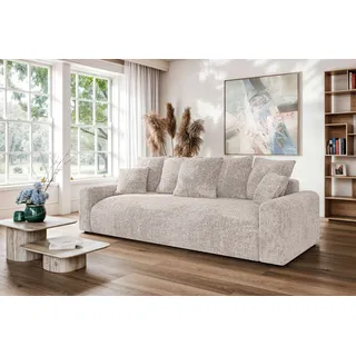 Home Affaire Big-Sofa Polyester 3-Sitzer Beige