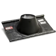 P.A.Kierulff Metalbestos flashing ø230/130 33-45° flex black