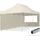 Faltpavillon 3 x 6 m inkl. 2 Seitenteile Creme