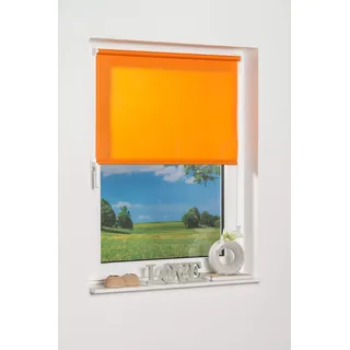 K-HOME Klemmfix-Rollo 60 x 150 cm orange