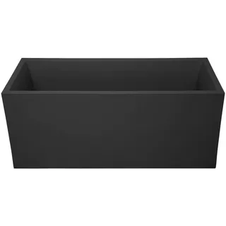 Pflanztopf , Anthrazit , Kunststoff , Betonoptik , rechteckig , 100x43x40 cm , Dekoration, Blumen & Blumentöpfe, Übertöpfe