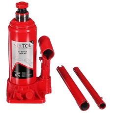 SIXTOL SX Bottle Jack 10T Hydraulischer Flaschen-Wagenheber, 10 t, Stempelwagenheber, Kompakt-Wagenheber