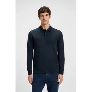 Boss ORANGE Poloshirt Pe mit Polokragen blau M (48)