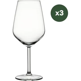 Pasabahce Allegra Weingläser Set, 490 ml, 3-tlg. - Transparent